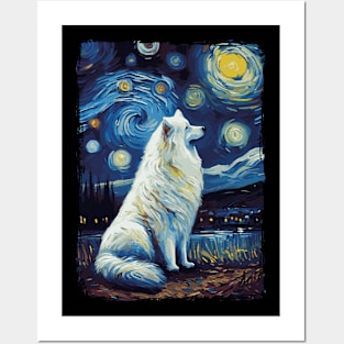 Samoyed Painting Posters and Art